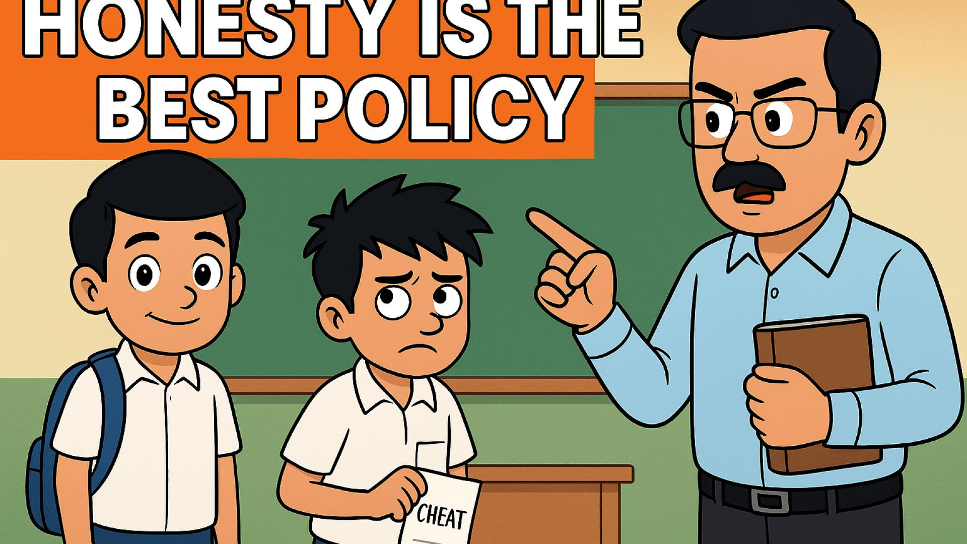 সততার পুরস্কার একটি শিক্ষণীয় কার্টুন গল্প Moral Story for Students