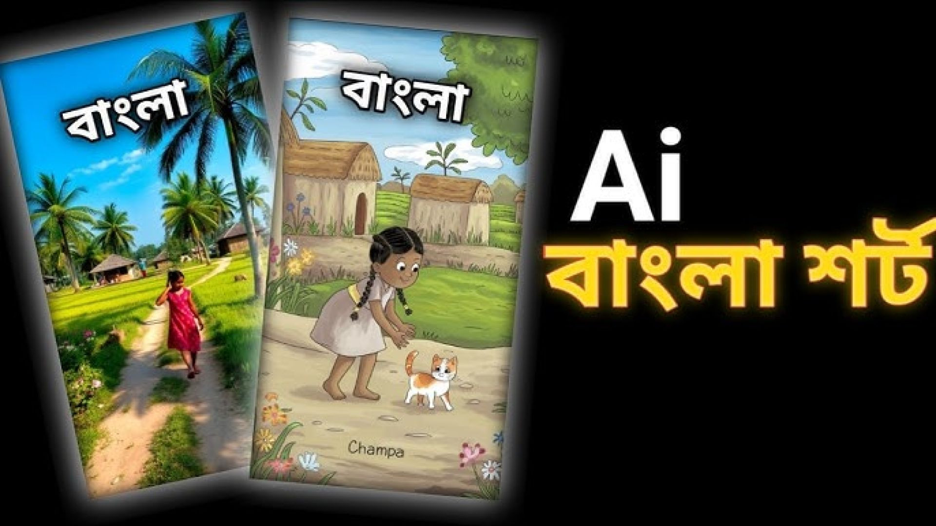 ⁣মোবাইল দিয়ে AI ব্যবহার করে বাংলা কার্টুন বানানোর সহজ পদ্ধতি"✅😯