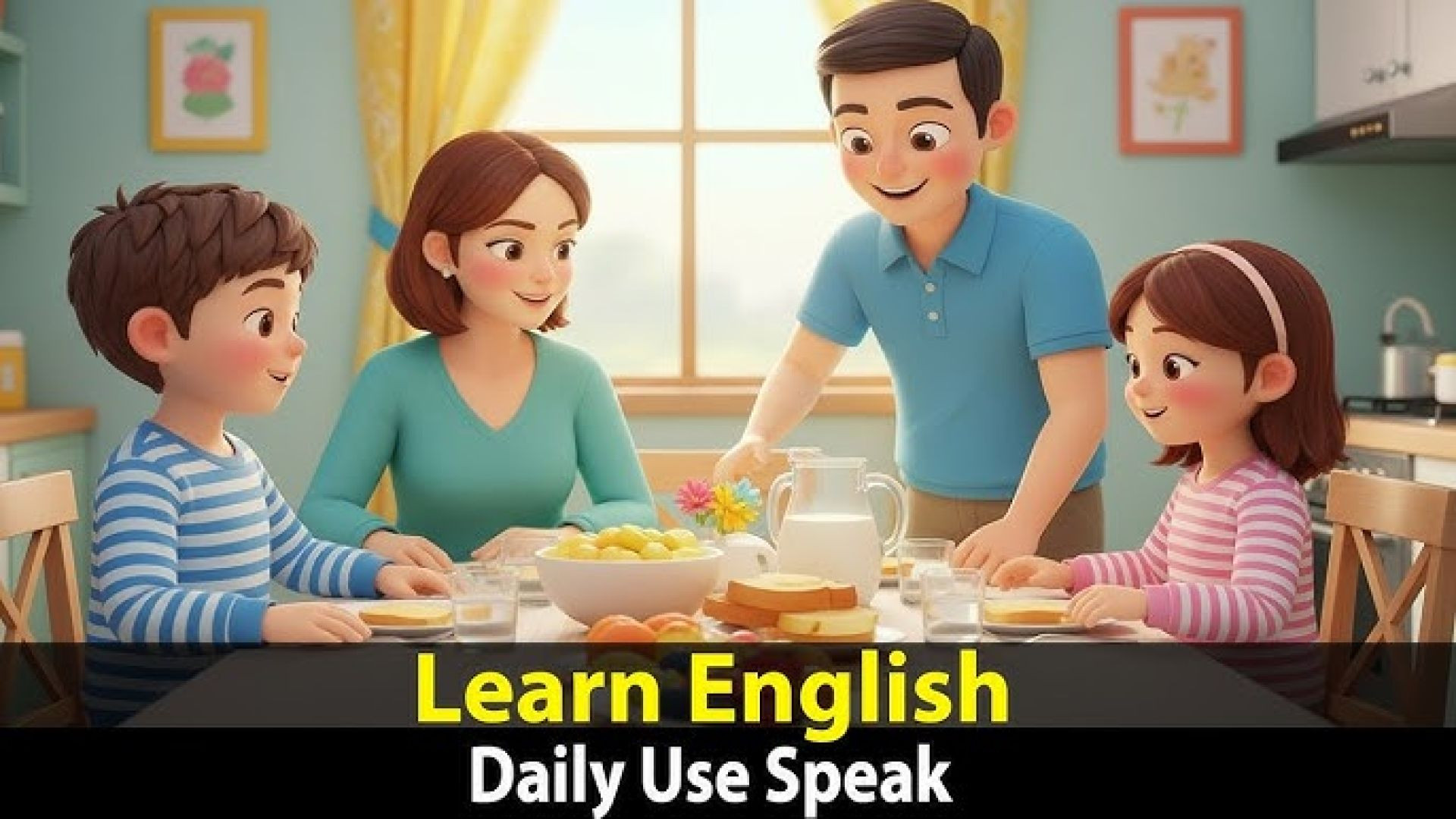 ⁣English Speaking Practice for Kids | Daily Conversations with Mom & Child | Learn English Easily