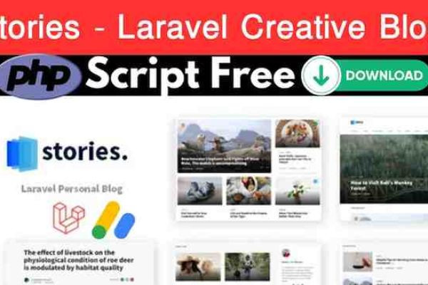 Stories – Laravel Multilingual Blog & News Website PHP Script Free Download (2025)