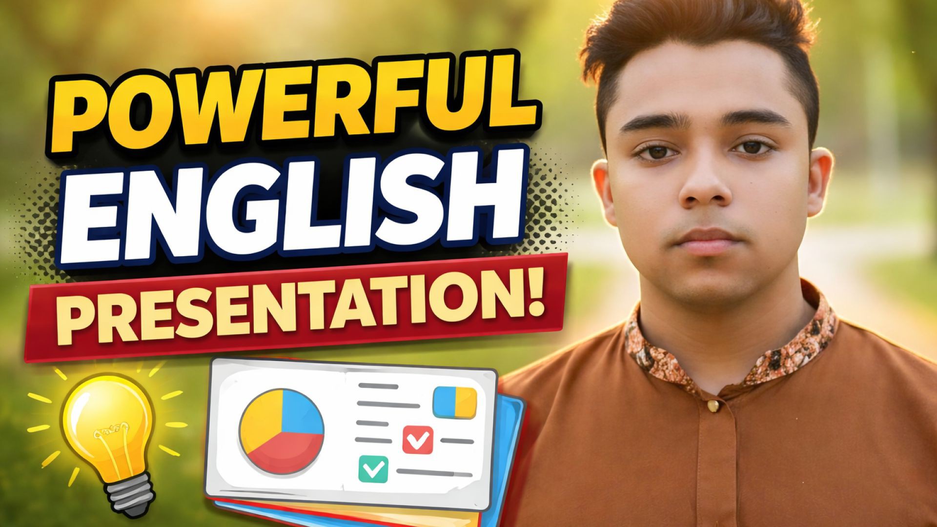 ⁣My presentation in English to improve my spoken English