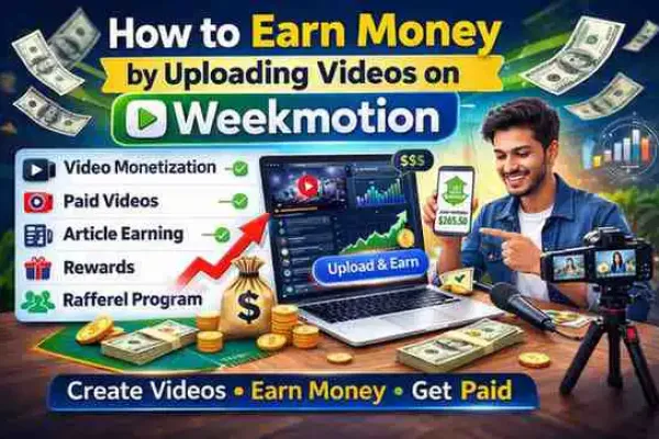 Earn Money Online Bangladesh with Weekmotion