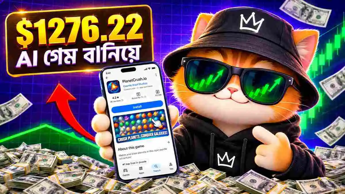 AI দিয়ে মোবাইল গেম বানিয়ে প্রত..