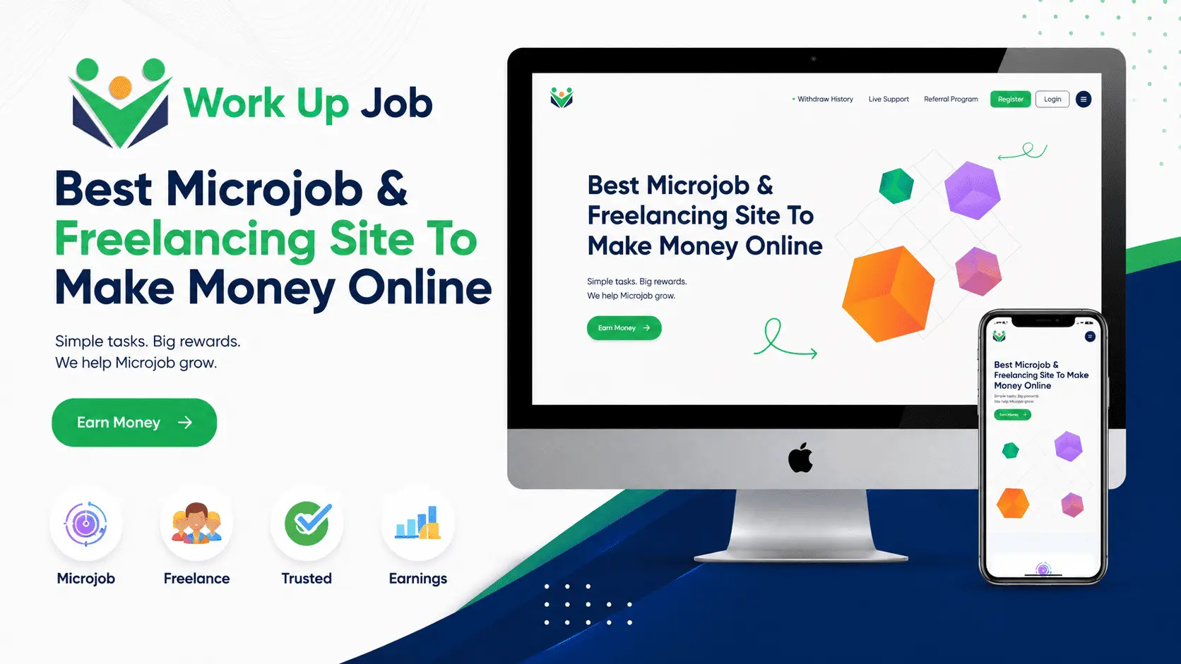 WorkUpJob Clone Laravel PHP Job Marketplace and Micro Task Earning Platform Script