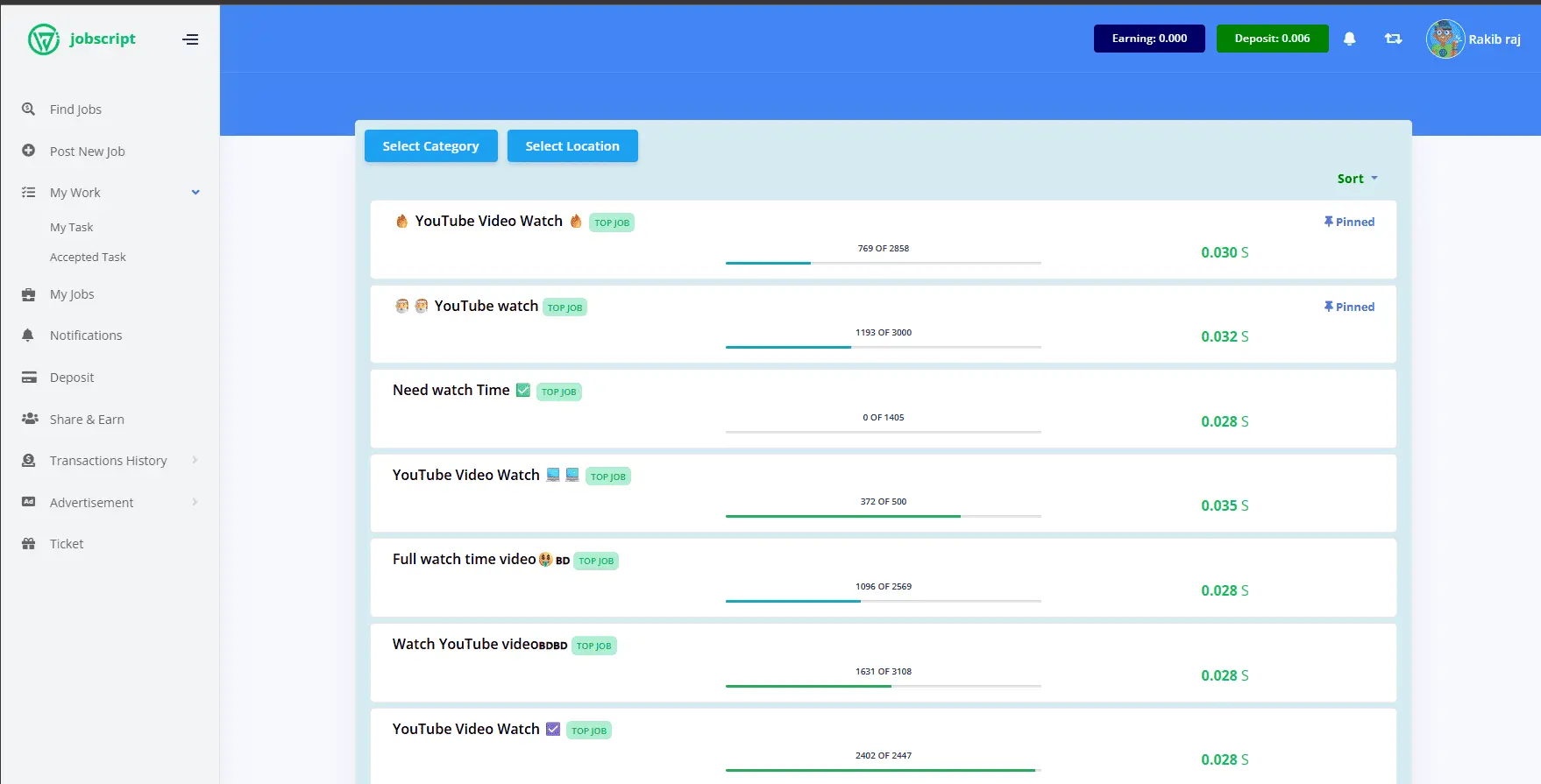 WorkUpJob Clone Laravel PHP Script